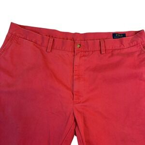 Polo Ralph Lauren Classic Fit 9 Inch Chino Shorts Coral Mens Size 40
